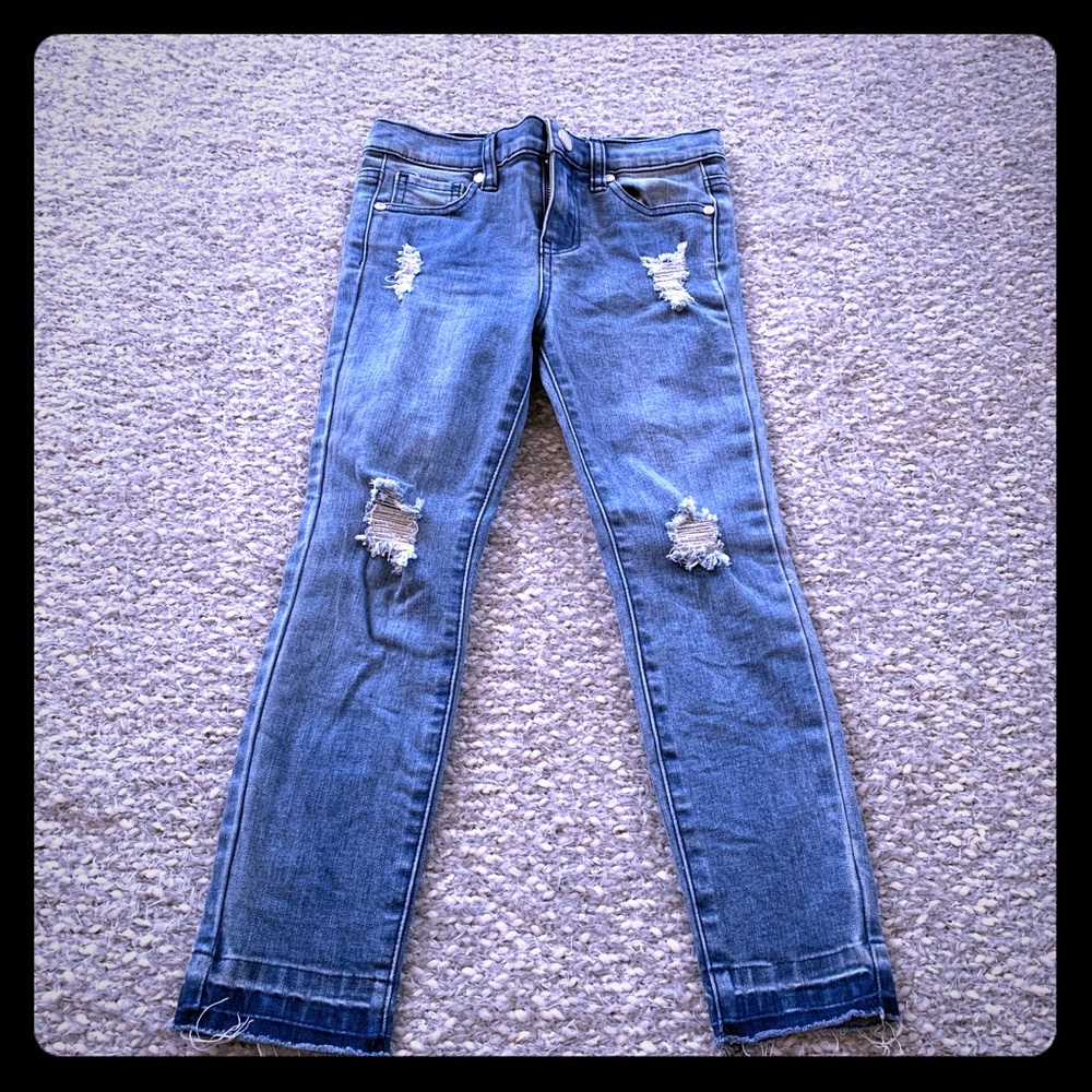 Girls Pinc jeans 6x